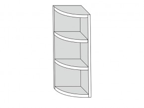 19.30.0р Полка угловая (h=913) радиусная  ЛДСП УНИ в Юрюзани - yuryuzan.магазин96.com | фото