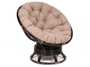 Кресло-качалка Papasan w 23/01 B с подушкой Antique brown, экошерсть Коричневый в Юрюзани - yuryuzan.магазин96.com | фото