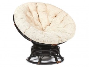 Кресло-качалка Papasan w 23/01 B с подушкой Antique brown, ткань Старт в Юрюзани - yuryuzan.магазин96.com | фото