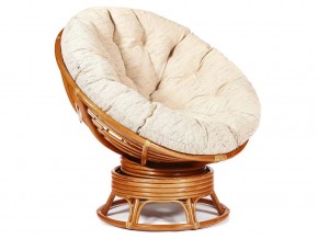 Кресло-качалка Papasan w 23/01 B с подушкой Cognac, ткань Старт в Юрюзани - yuryuzan.магазин96.com | фото