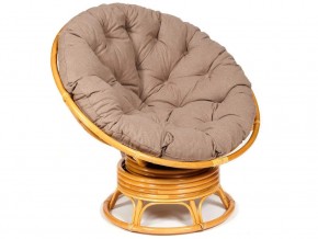 Кресло-качалка Papasan w 23/01 B с подушкой Honey, экошерсть Коричневый в Юрюзани - yuryuzan.магазин96.com | фото