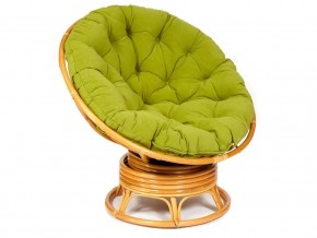 Кресло-качалка Papasan w 23/01 B с подушкой Honey, флок Олива в Юрюзани - yuryuzan.магазин96.com | фото