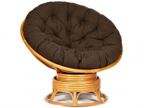 Кресло-качалка Papasan w 23/01 B с подушкой Honey, ткань Коричневый в Юрюзани - yuryuzan.магазин96.com | фото