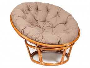 Кресло Papasan 23/01 W с подушкой Cognac, экошерсть Коричневый в Юрюзани - yuryuzan.магазин96.com | фото