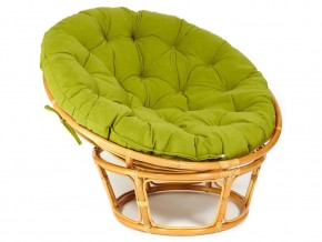 Кресло Papasan 23/01 W с подушкой Honey, флок Олива в Юрюзани - yuryuzan.магазин96.com | фото