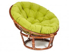 Кресло Papasan 23/01 W с подушкой Pecan, флок Олива в Юрюзани - yuryuzan.магазин96.com | фото