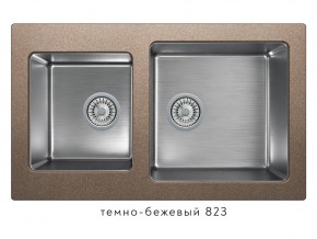 Мойка комбинированная Tolero twist TTS-840 Темно-бежевый 823 в Юрюзани - yuryuzan.магазин96.com | фото